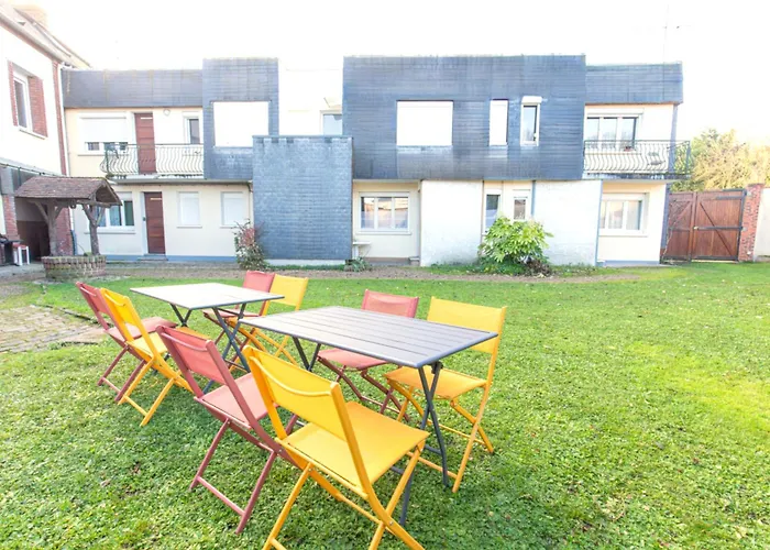 Le Vegetal - 5 Min A Pied Du Centre Avec Jardin Apartament Évreux